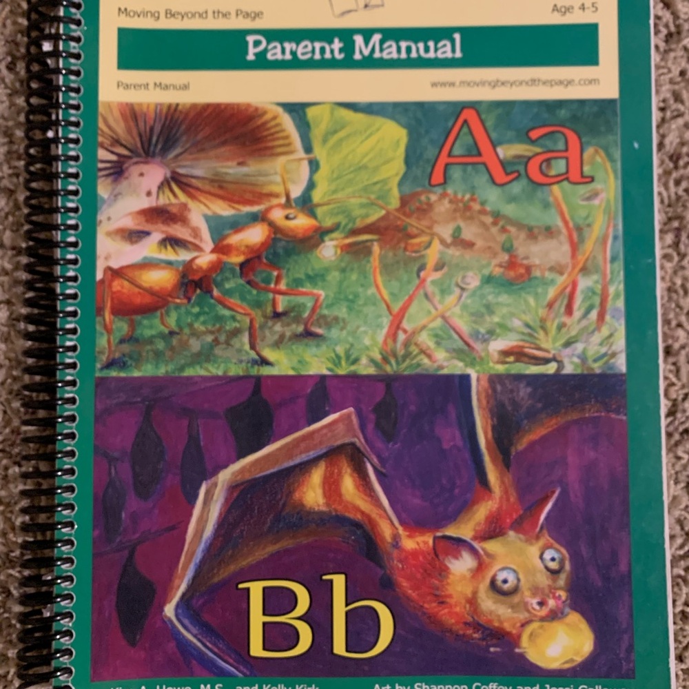 Age 4-5 Moving Beyond the Page parent manual & literature